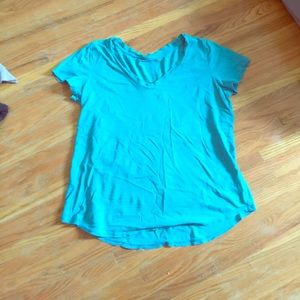 Aqua blue t shirt