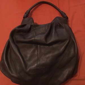Max and Cleo dark brown %100 leather bag