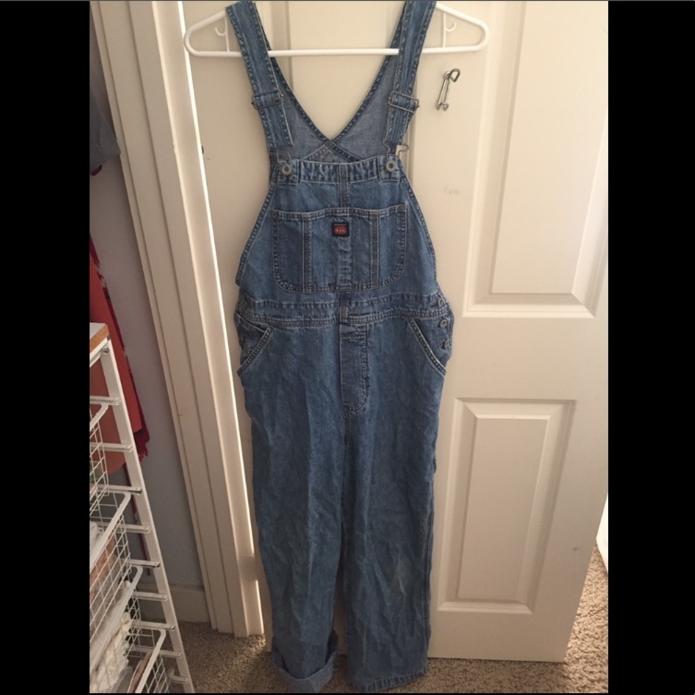 Denim overalls