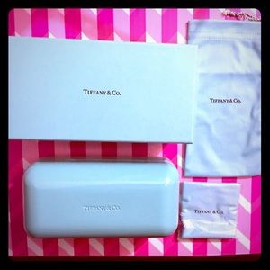 Tiffany & Co. Sunglasses Case, Box, Cloth + NEW