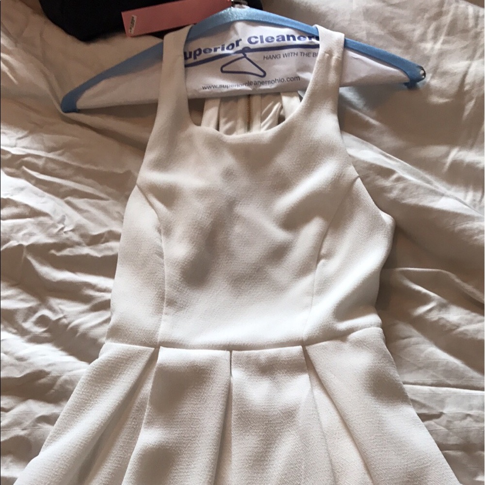 White dress, awesome back