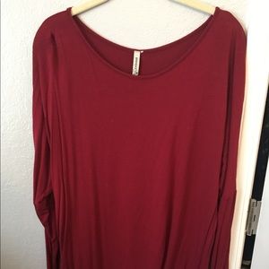 Burgundy Red Tunic