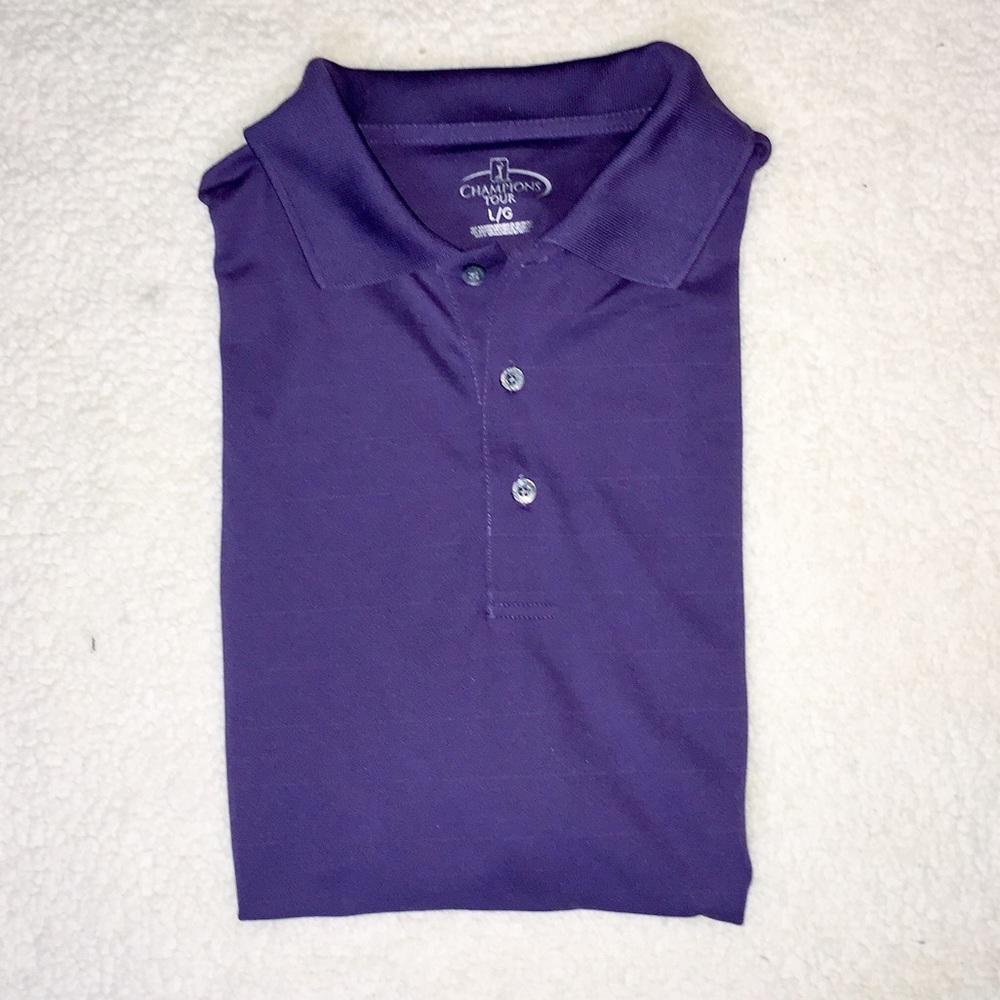CHAMPIONS TOUR Purple Polo