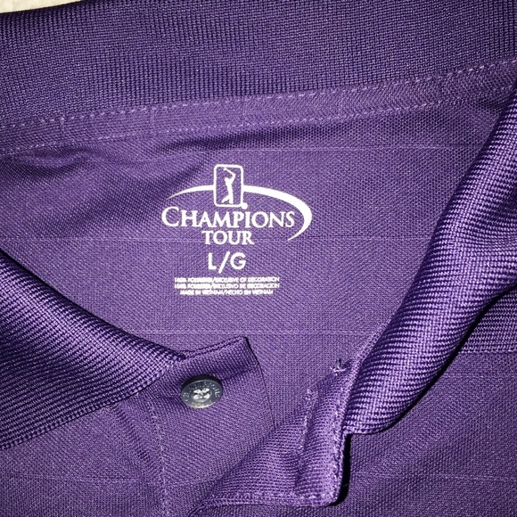 CHAMPIONS TOUR Purple Polo - Picture 2 of 3