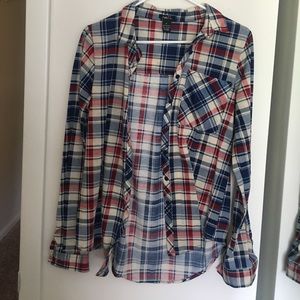 Plaid button up
