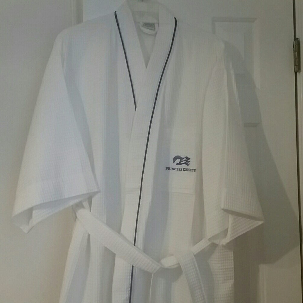 Never worn 1 long waffle robe!