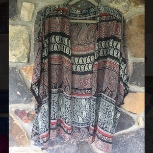 Paisley Kimono Tunic