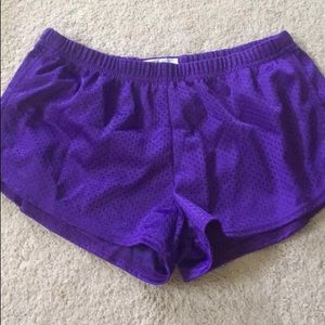 Purple Soffe shorts
