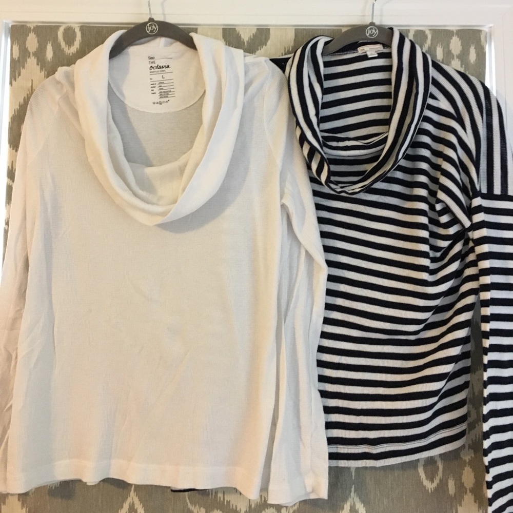 2 for 1! Gap waffle cowl neck long sleeve