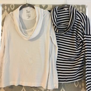 2 for 1! Gap waffle cowl neck long sleeve