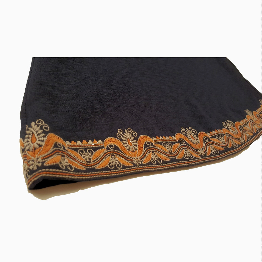 Tory Burch Nell Embroidered Navy Dress Size S NWT - Picture 6 of 8