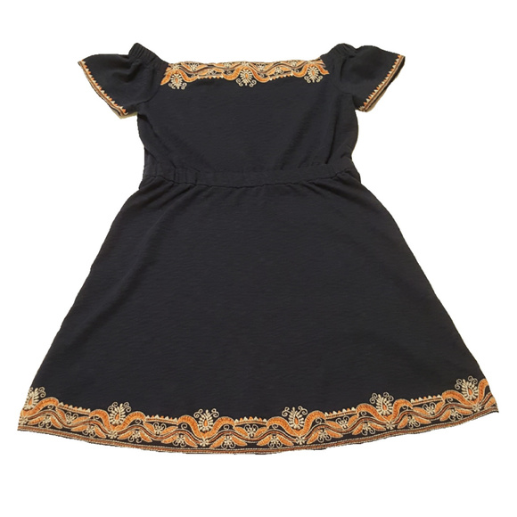 Tory Burch Nell Embroidered Navy Dress Size S NWT - Picture 4 of 8