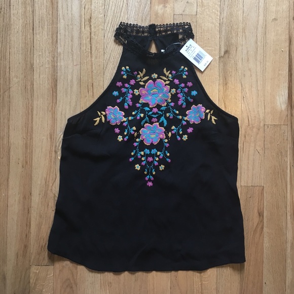 About A Girl Tops - NWT black shirt