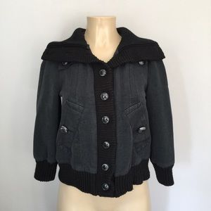 MARC BY MARC JACOBS Cropped Jacket Coat 3/4 Sleeve
