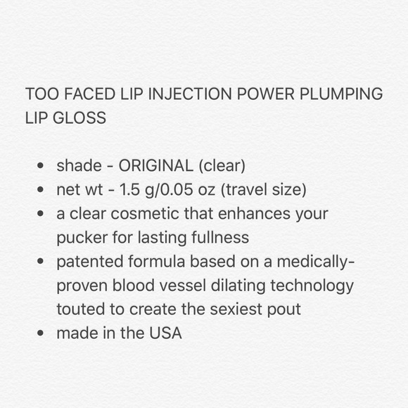 NIB Too Faced Sexy Lips & Lashes Set - Picture 8 of 8