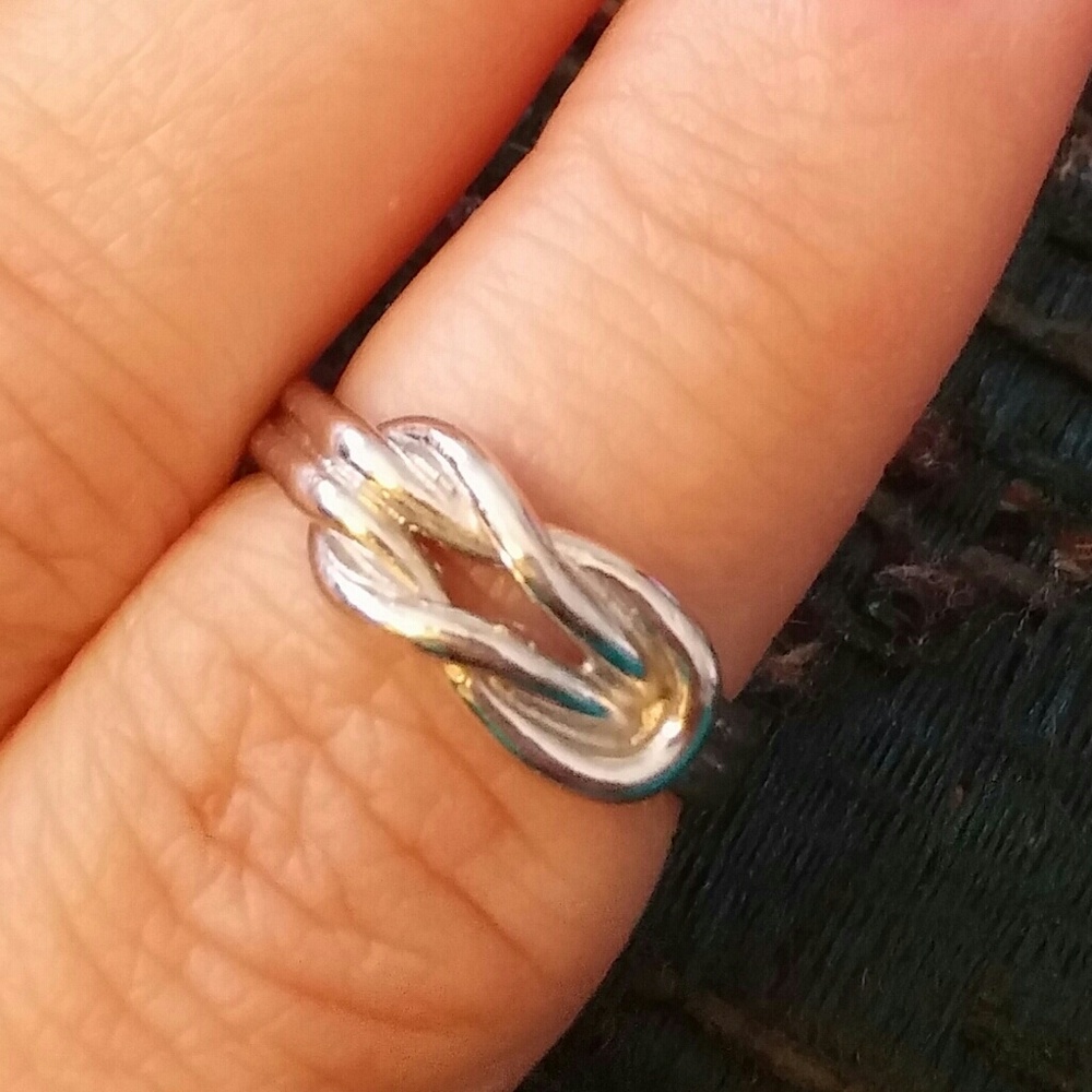 Sterling Love Knot ring