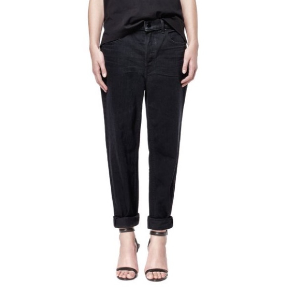 Alexander Wang 003 Boyfriend Black Jeans NWT - Picture 2 of 6