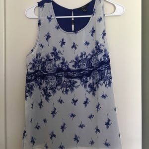 Chiffon tank top