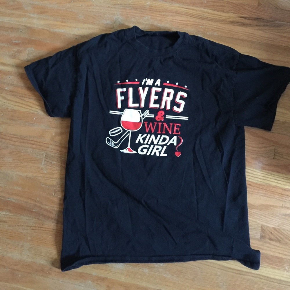 "Flyers and wine kinda girl"