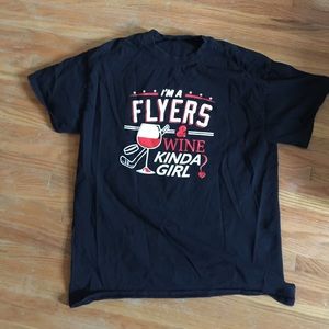 "Flyers and wine kinda girl"