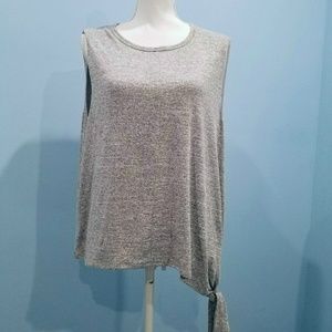 New Gap Gray Side Tie tmTank Top