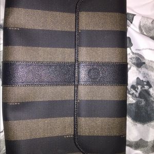 Vintage envelope Fendi clutch