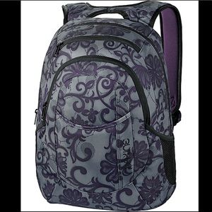 Dakine purple flower backpack