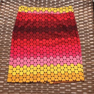 Pop-art pencil skirt