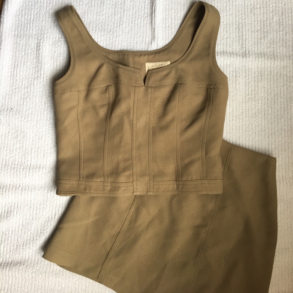 Office work skirt and top set