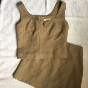 Office work skirt and top set