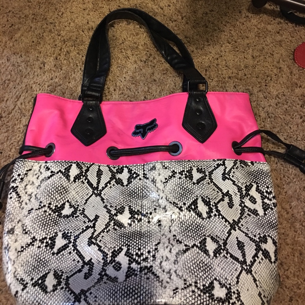 Fox drawstring bag