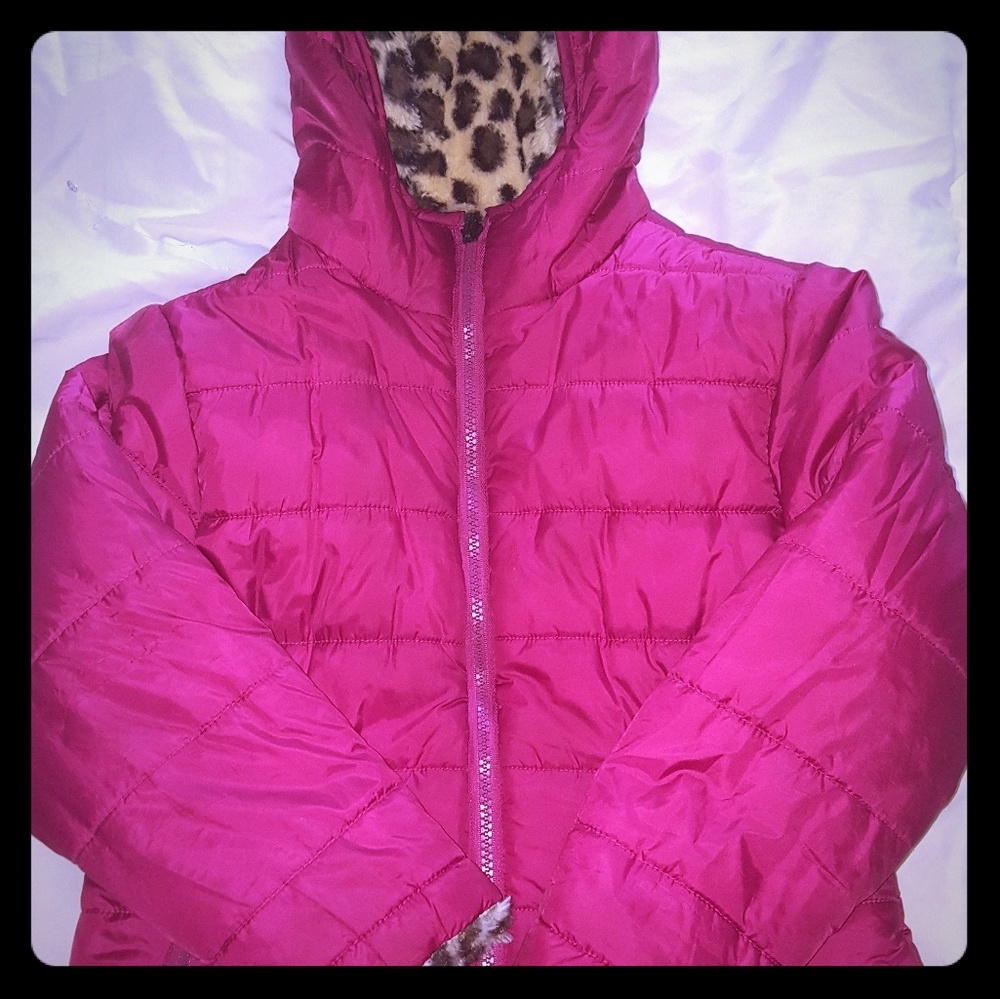 Reversible girls heavyweight jacket