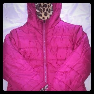 Reversible girls heavyweight jacket