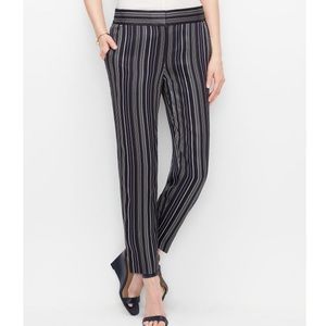 Ann Taylor striped ankle pants