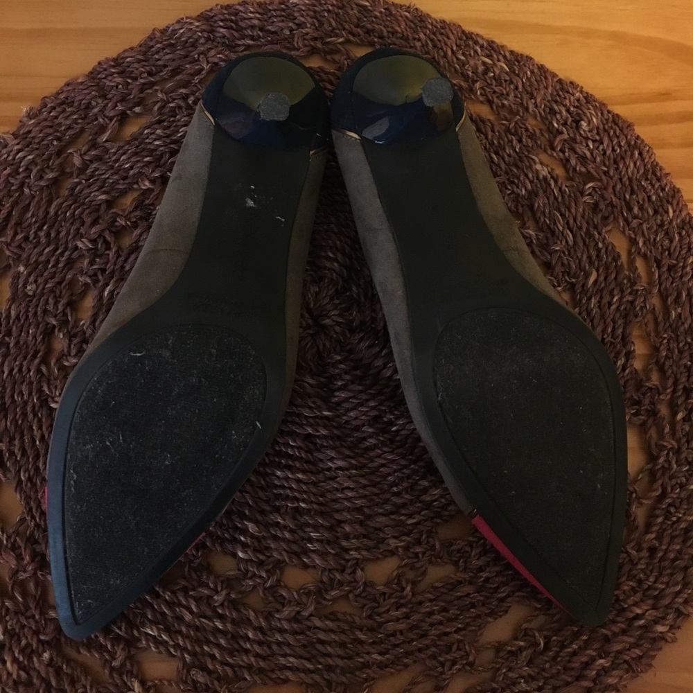 Color Block Suede Pump Shoes 👠 - Picture 2 of 6