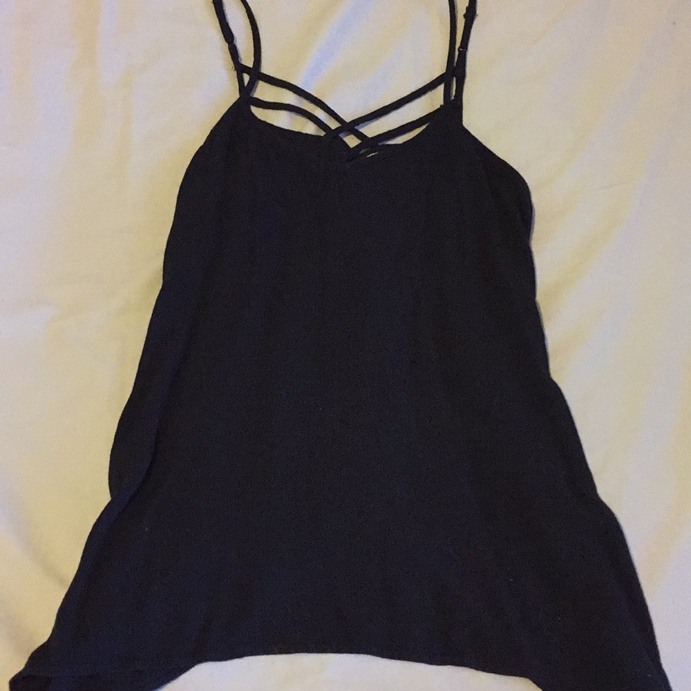 Black blouse tank.