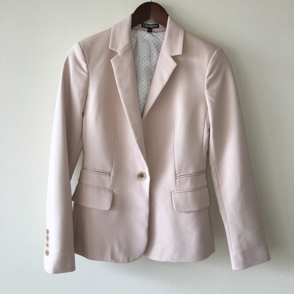 Express Millennial Pink Blazer