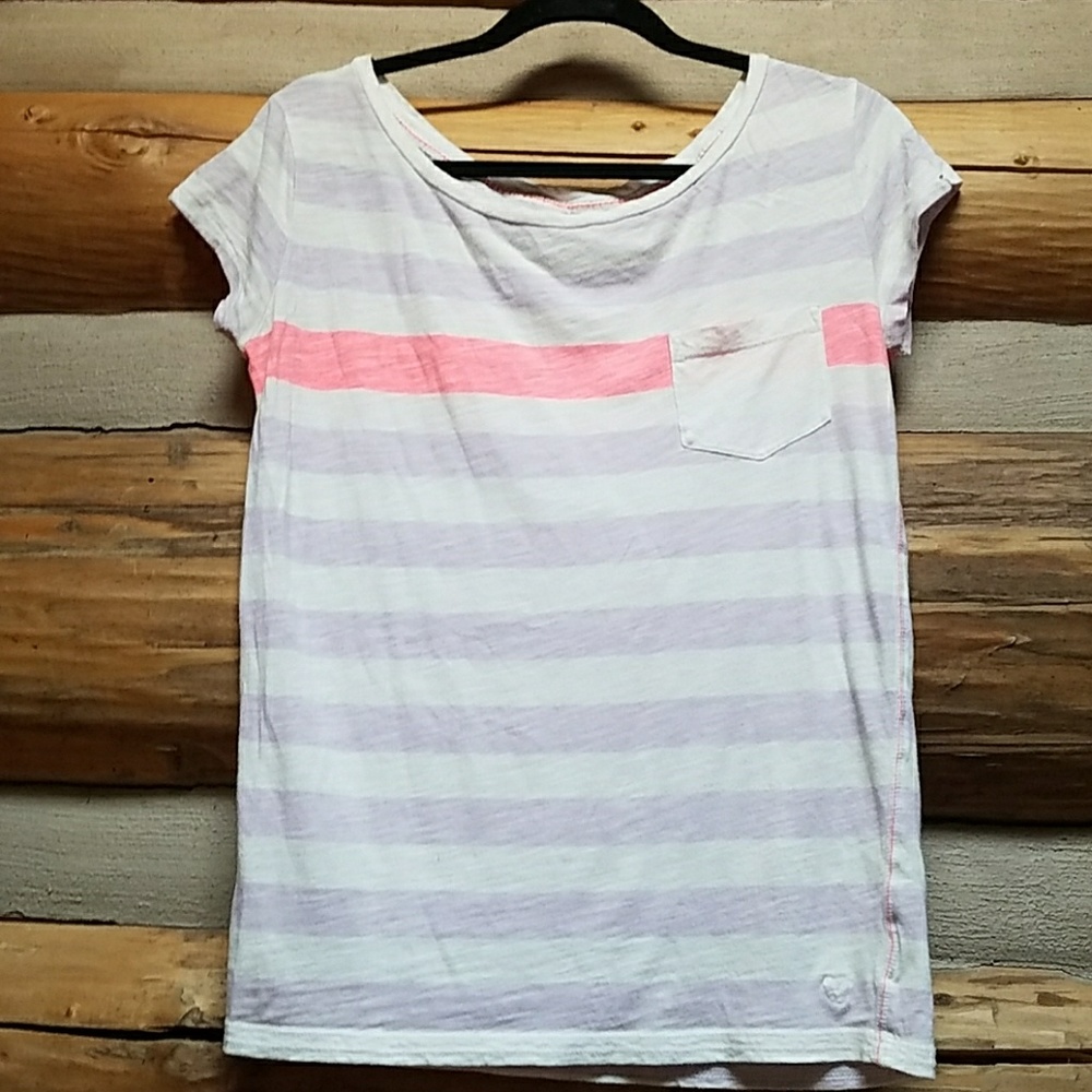 Ae striped tee shirt