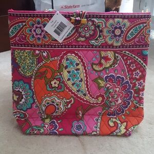 NWT Vera Bradley Tote in Pink Swirls