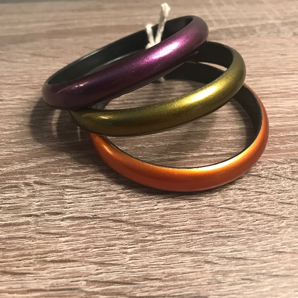 3 Bracelet Set - Jewel Toned