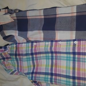 2 button down girls shirts