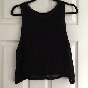 LACAUSA muscle sheer tank