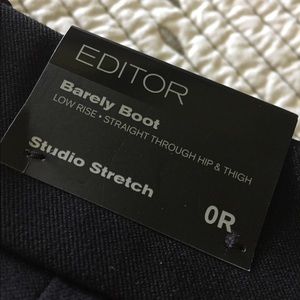 NWT Express Editor Barely Boot Dress Pants