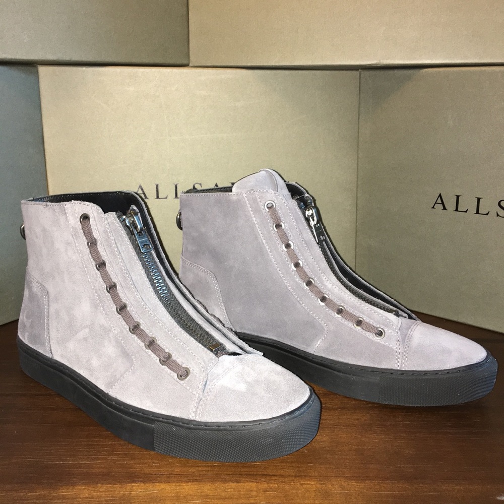 ALLSAINTS TRACKER HIGH TOP Charcoal grey