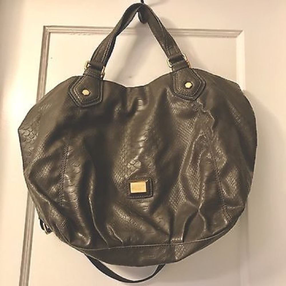 Marc by Marc Jacobs Grey Crossbody Bag-Rey $495