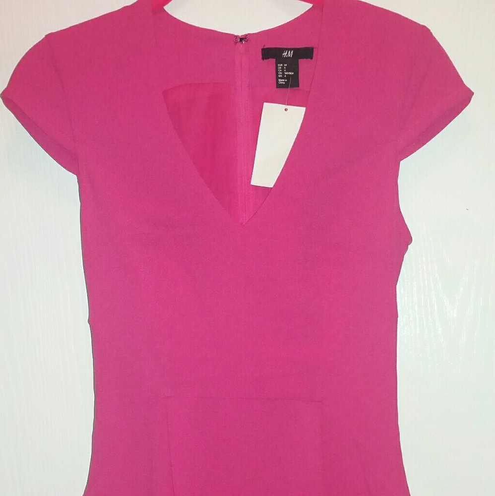 H&M Pink Pencil Dress W/tags