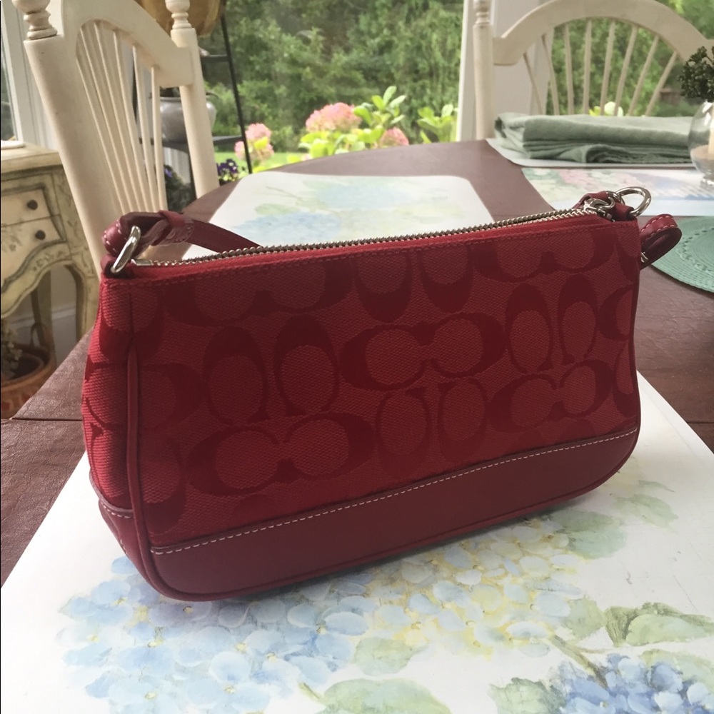 Gorgeous Red Coach Purse