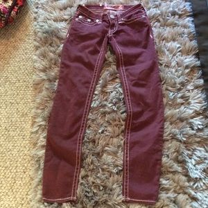 HYDRAULIC BURGUNDY RED Jeans
