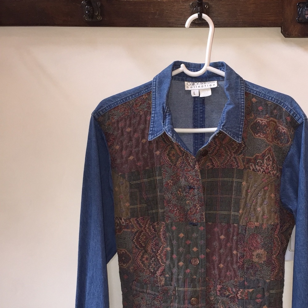 Combination Jean & Tapestry Shirt / Jacket