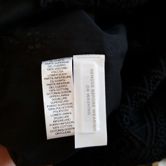 !!SOLD!! LOFT Petite Black and White Dress - Picture 6 of 6